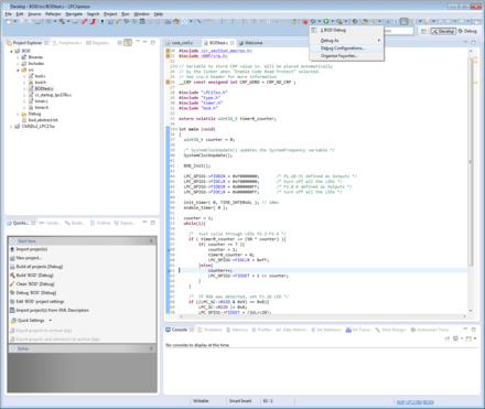 NXP LPCXpresso Free Edition Tutorial 3.png