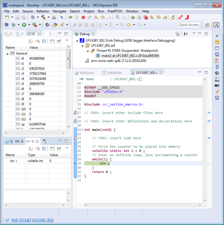 NXP MCUXpresso Free Edition Tutorial 3.png