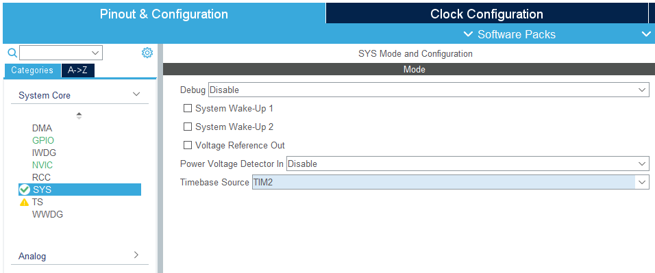 Changing hardware timer for HAL