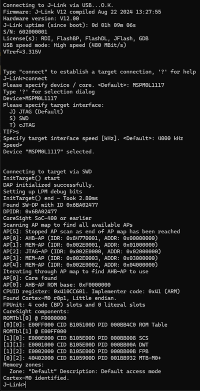 TI LP MSPM0L1117 connect.png