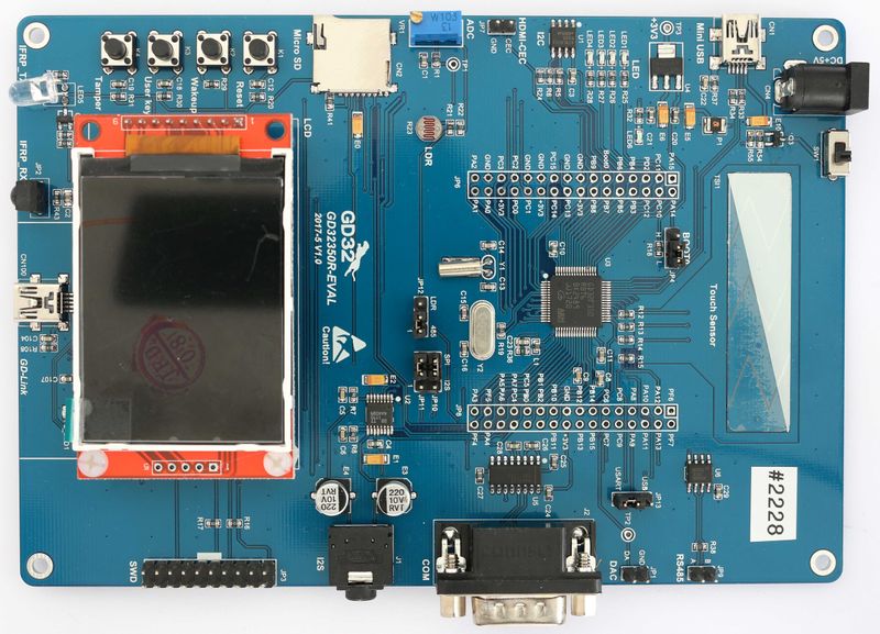 File:GigaDevice GD32350R-EVAL GD32F350RB board.jpg