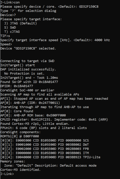 GigaDevice GD32150C-START GD32F150C8 connect.png