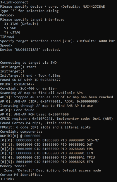Nuvoton NuTiny-EVB-NUC442 Connect.PNG