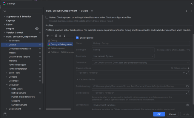 CLion CMakePreset.png