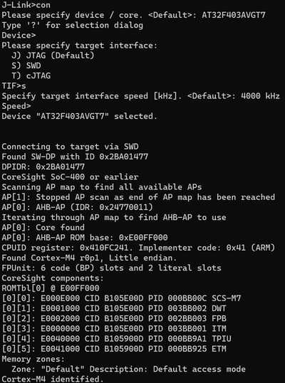 Artery AT-START-F403A AT32F403AVGT7 connect.png