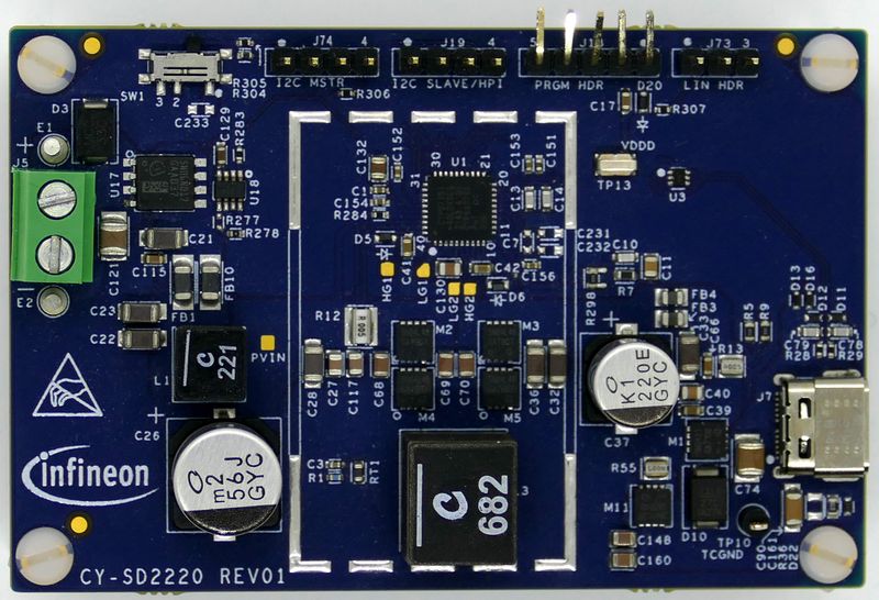 File:Infineon CY-SD2220 Rev01 CYPD7191-40LDXS board.jpg