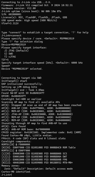 TI LP MSPM0G3519 connect.png