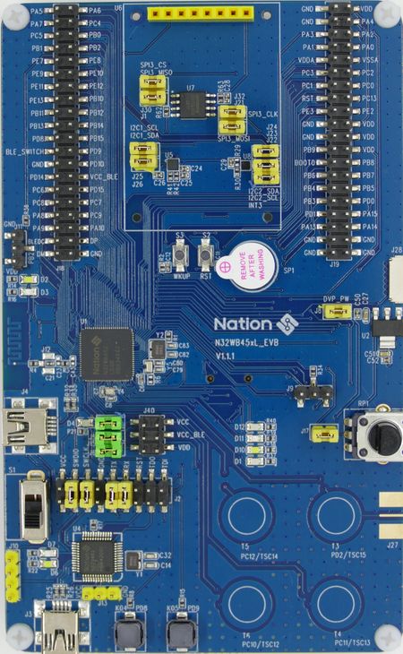 Nations N32WB45xL EVB N32WB452LEQ6 board.jpg