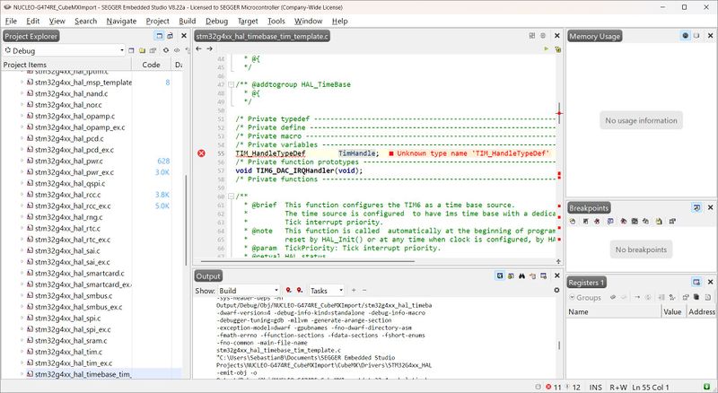File:CubeMXMakeToES FirstBuild Error.jpg
