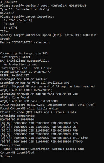 GigaDevice GD32103E-EVAL GD32F103ZE connect.png