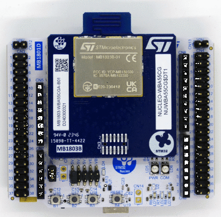 ST NUCLEO-WBA55CG STM32WBA55CG board.gif