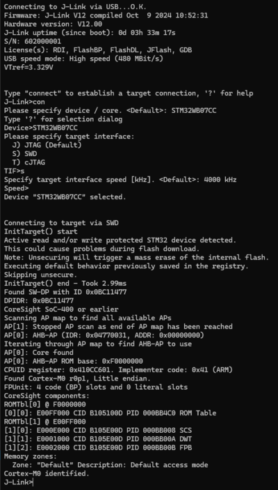 ST STM32WB07CC connect.png