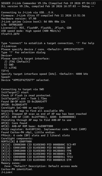 File:Geehy APM32F427Z TinyBoard connect.PNG