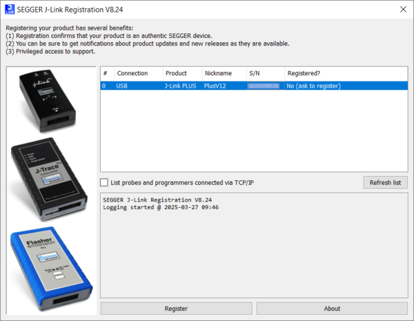 250327 JLinkRegistration.png