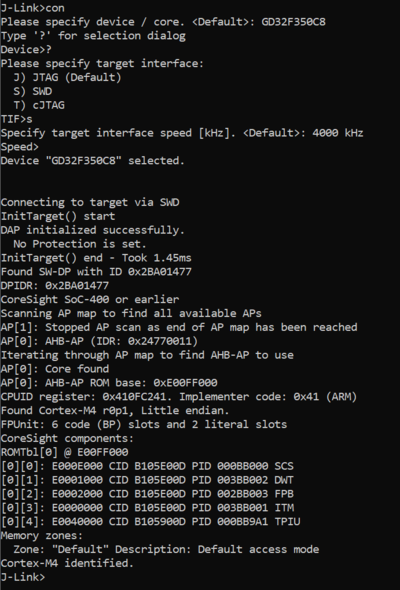 GigaDevice GD32350C-START GD32350C8 connect.png