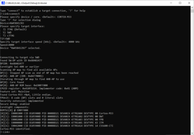 NXP X-KW45B41Z JLinkCommander.PNG
