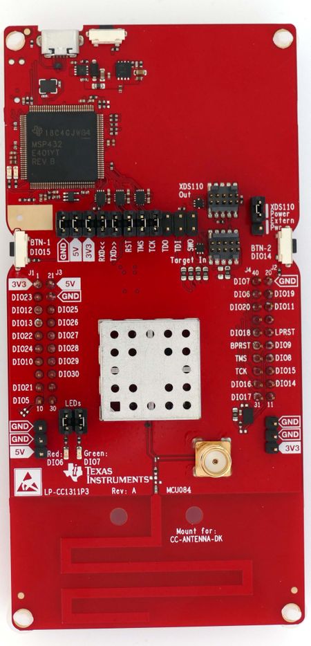 TI LP-C1311P3 CC1311P3 board.jpg