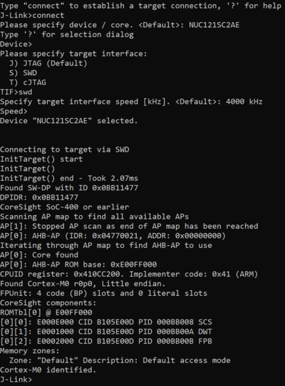 Nuvoton NuTiny-EVB-NUC121 Connect.PNG
