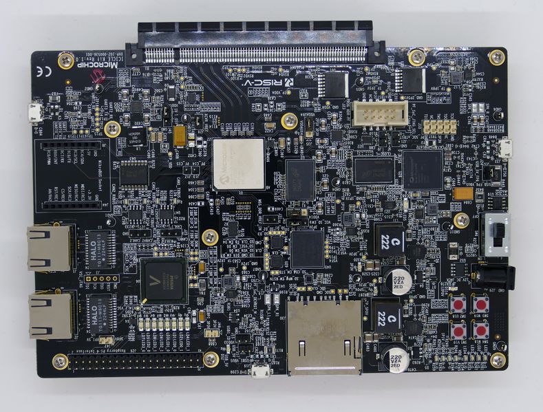 File:Microchip PolarFire Icicle Kit board.jpg
